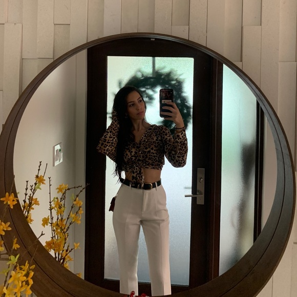 Anthropologie cloth & stone leopard button down - Picture 2 of 7